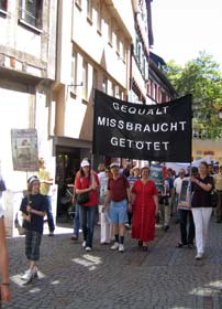 Demonstration in Tübingen